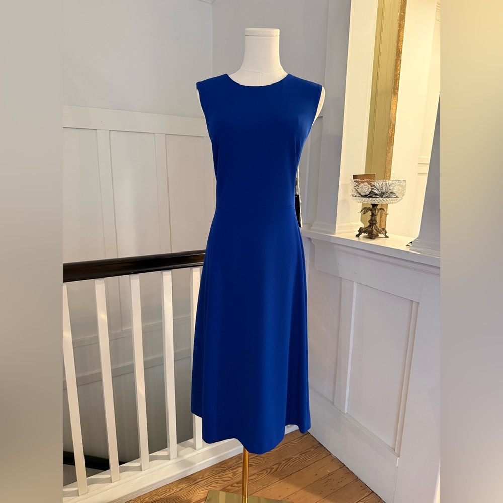 Investments Royal Blue Midi Dress